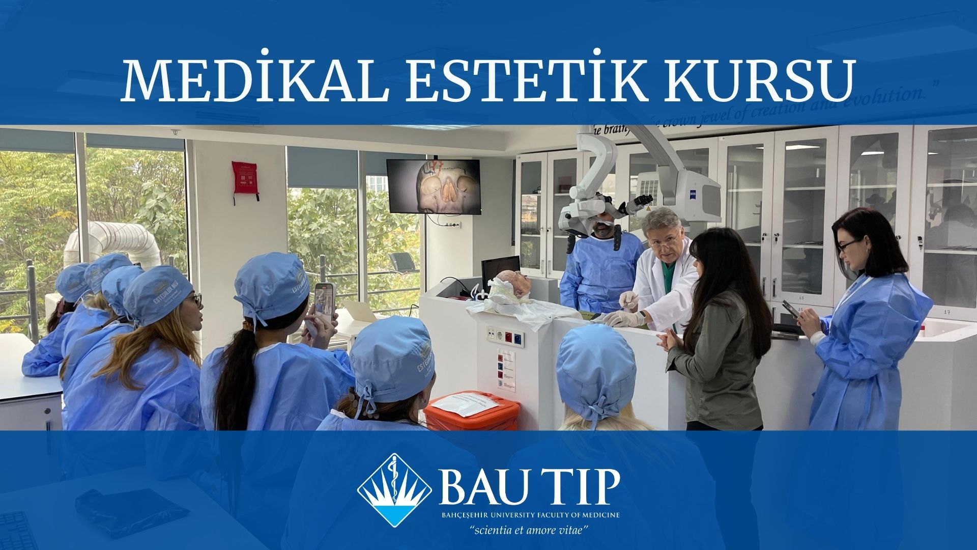 BAU Tıp Fakültesi Ev Sahipliğinde Novusarge'nin Düzenlediği “Medikal Estetik Kursu” Gerçekleşti.